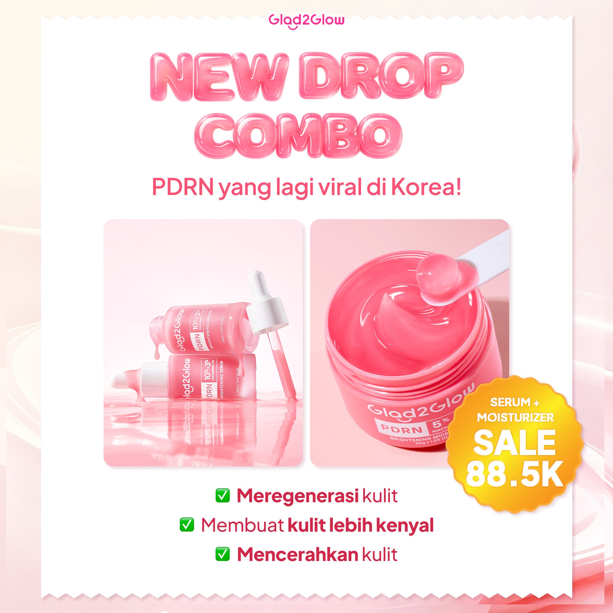 Glad2Glow-indo. Facebook ad