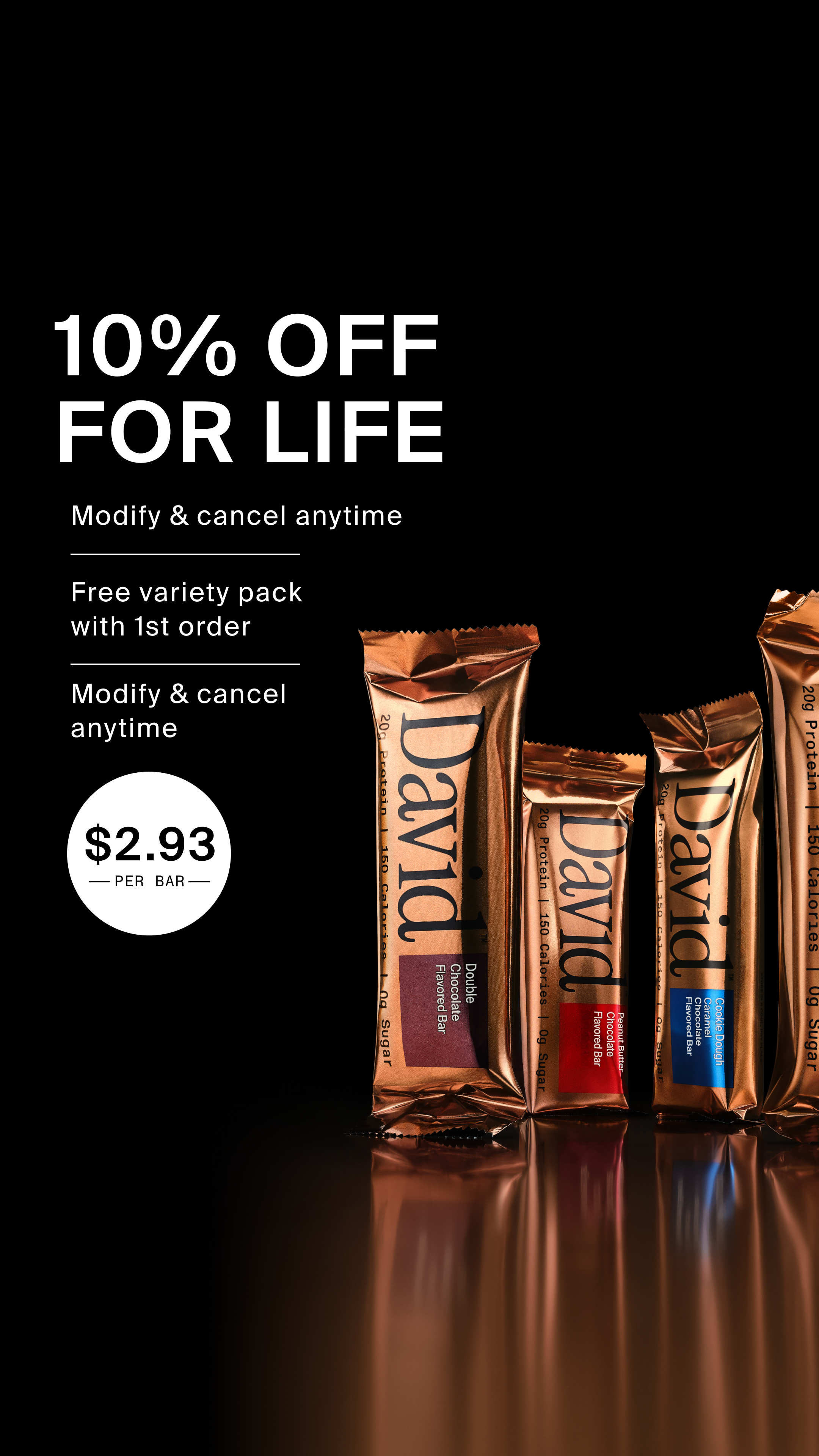 David Protein Facebook ad