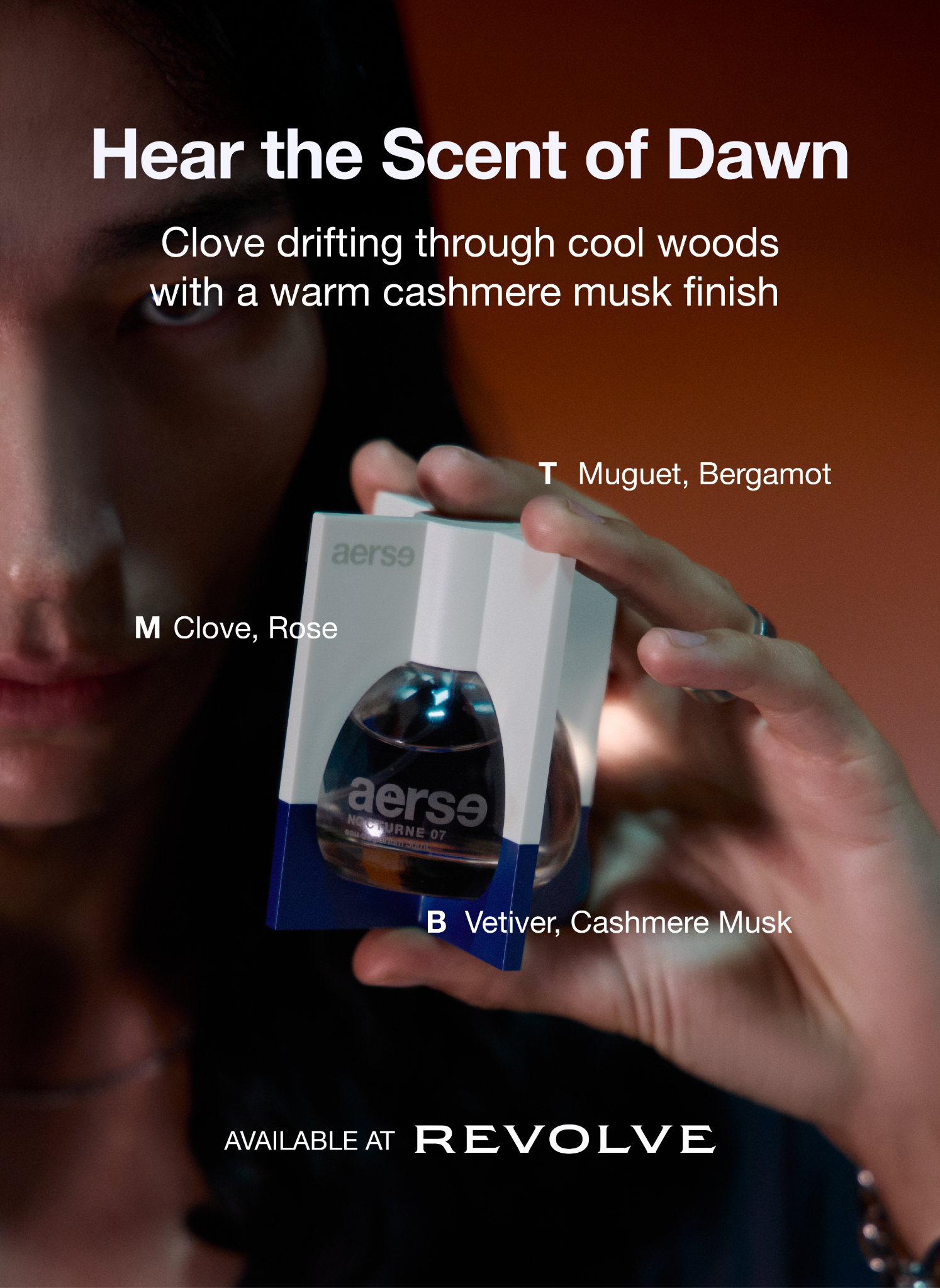 Aerse Facebook ad: BETWEEN NIGHT AND MORNING.