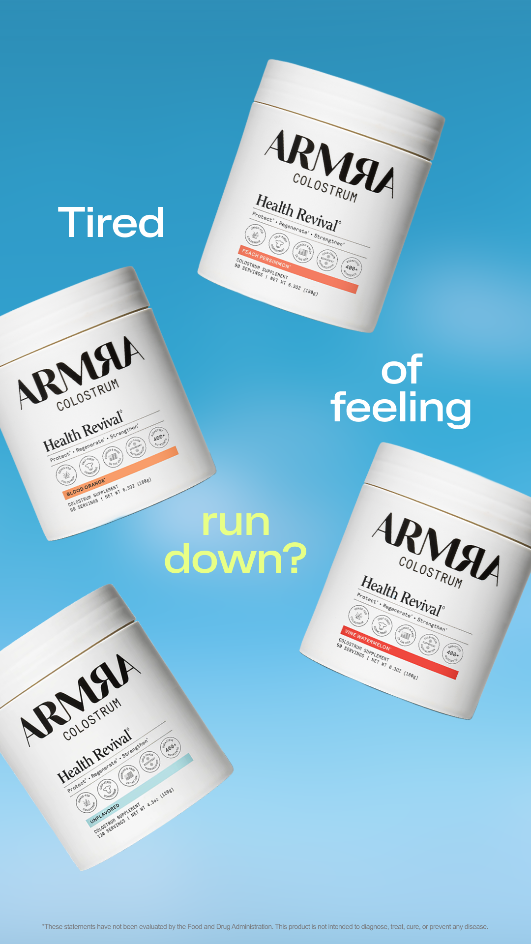 ARMRA Facebook ad