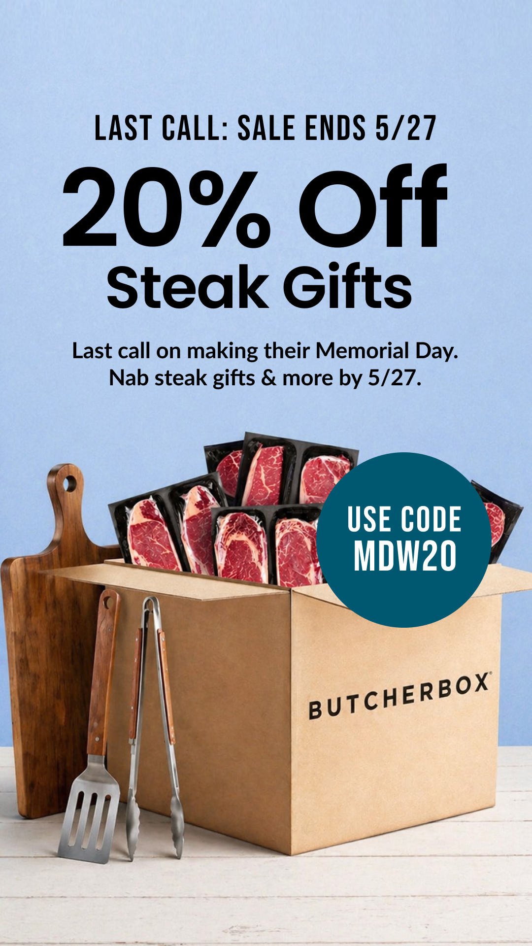 ButcherBox Facebook ad