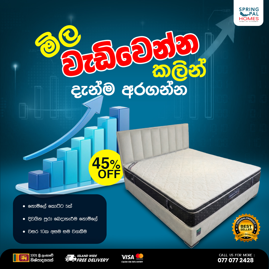 Spring Pal Homes Facebook ad: පරක්කුවෙන්න එපා!