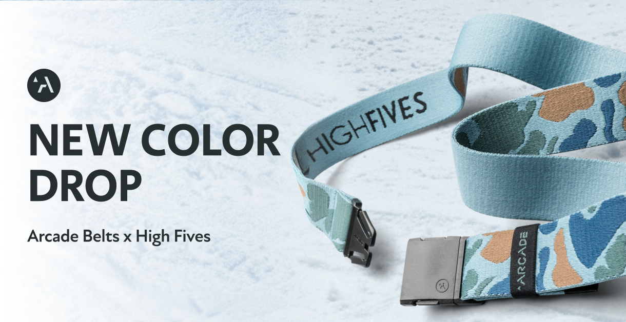 Arcade Belts Facebook ad: Shop High Fives Duck Camo