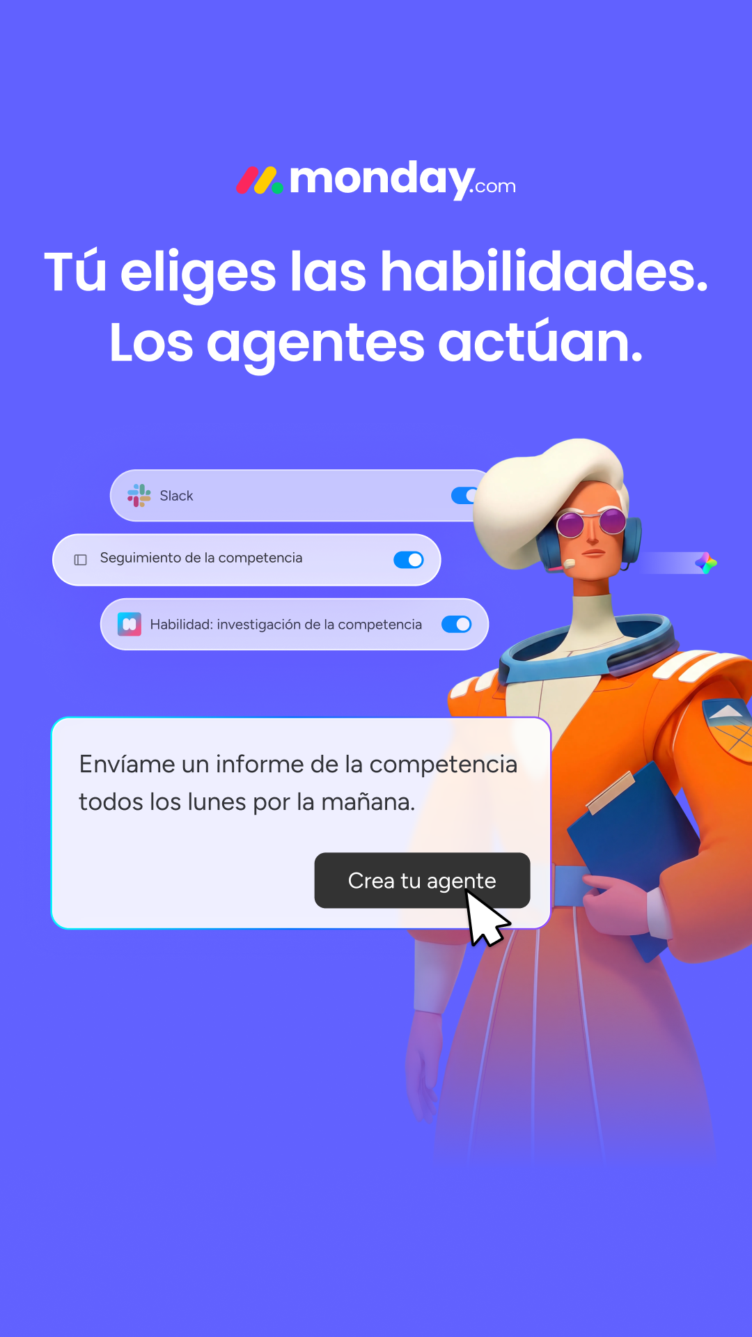 monday.com Facebook ad
