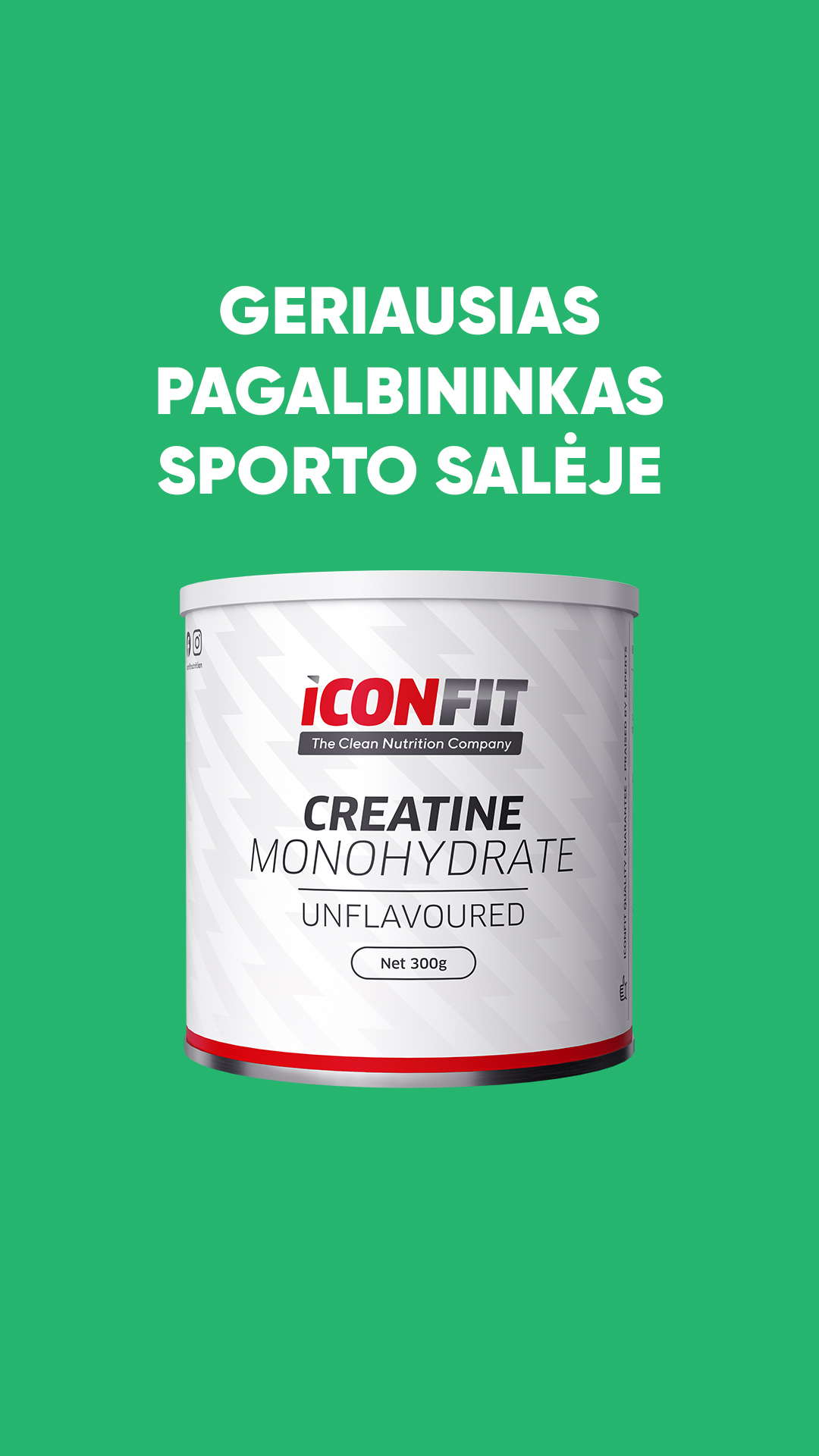 ICON FIT Lietuva Facebook ad