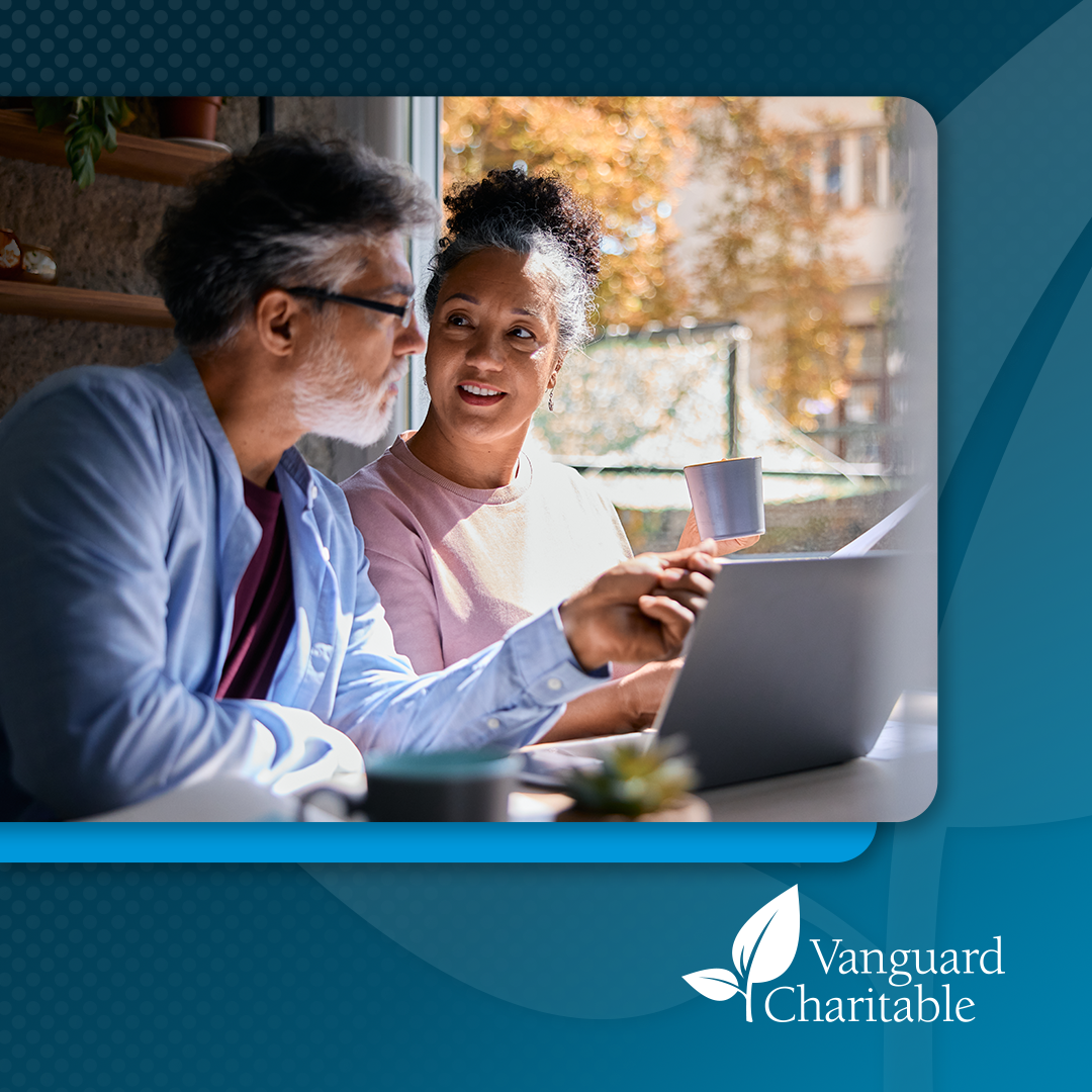 Vanguard Charitable Facebook ad