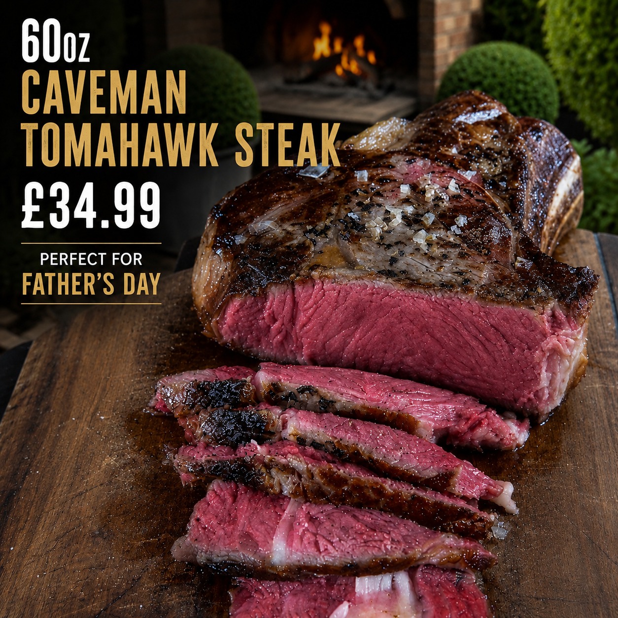 Malpas Farm Shop Facebook ad: 60oz Caveman Tomahawk Steak | Malpas Farm Shop