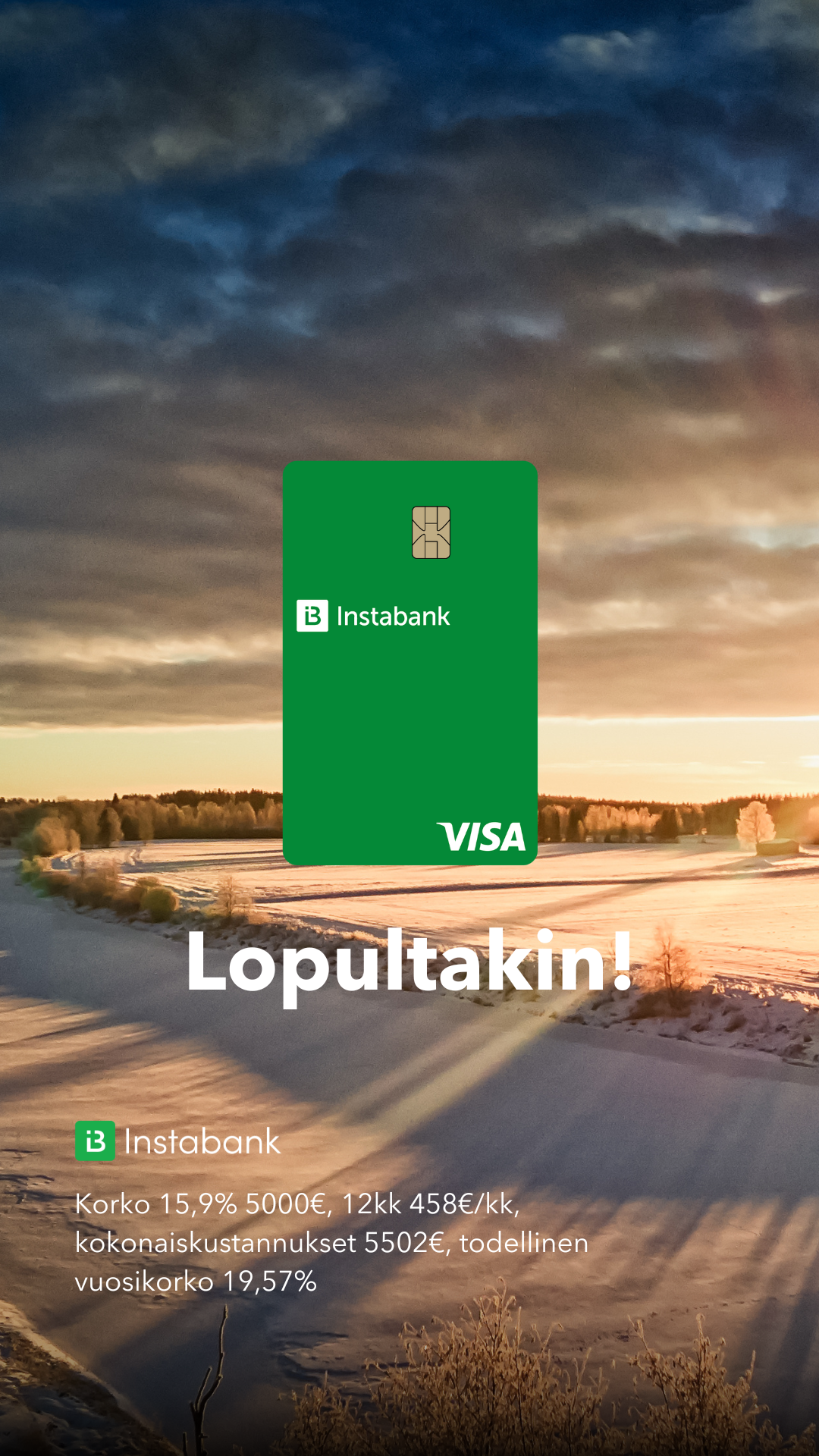 Instabank Facebook ad from Jul 2, 2025