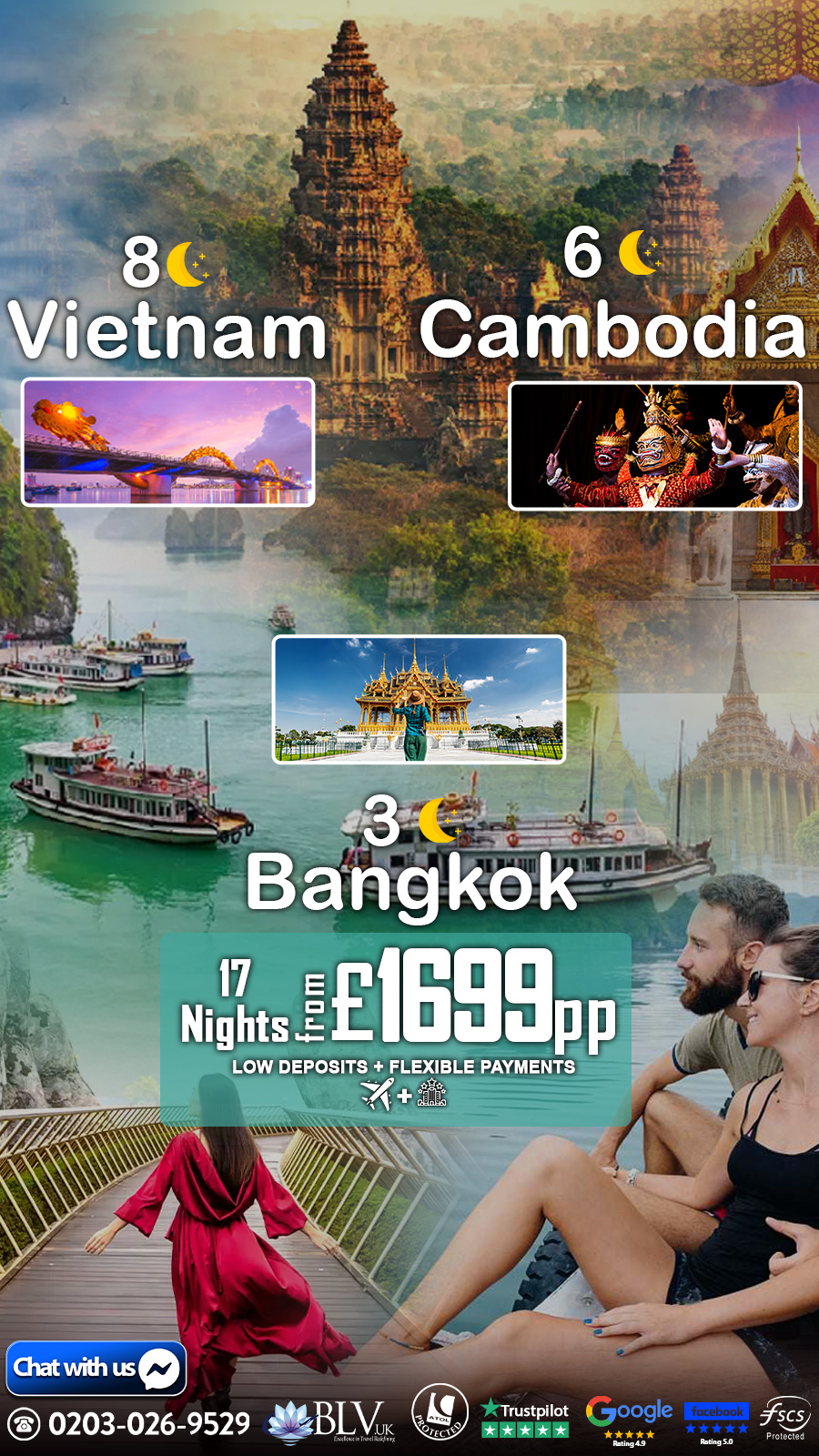 Blue Lotus Vacations UK Facebook ad