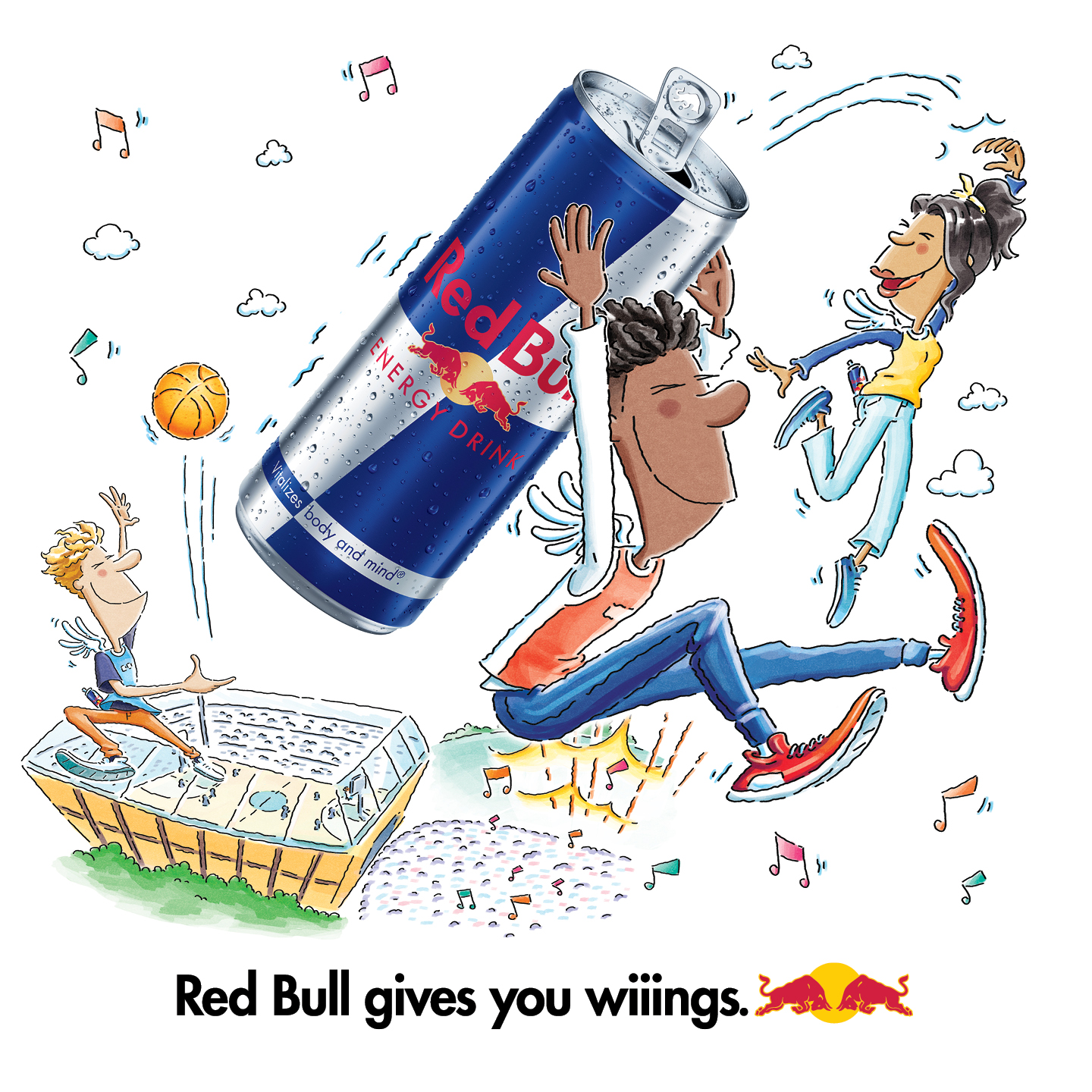 Red Bull Facebook ad
