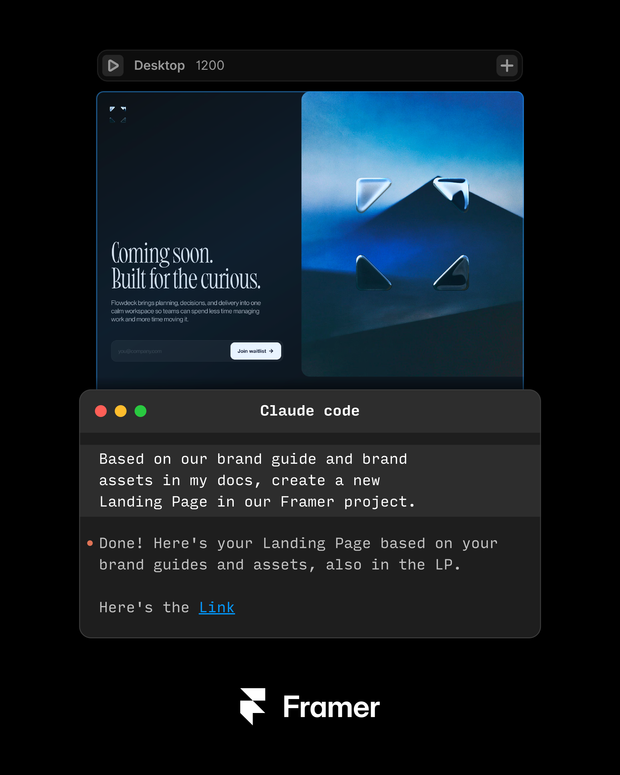 Framer Facebook ad