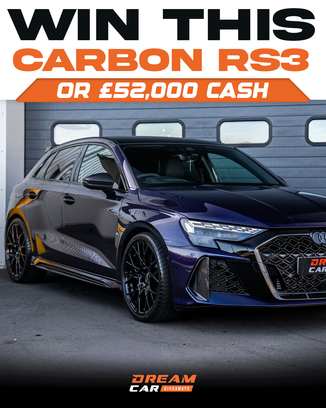 Dream Car Giveaways Facebook ad