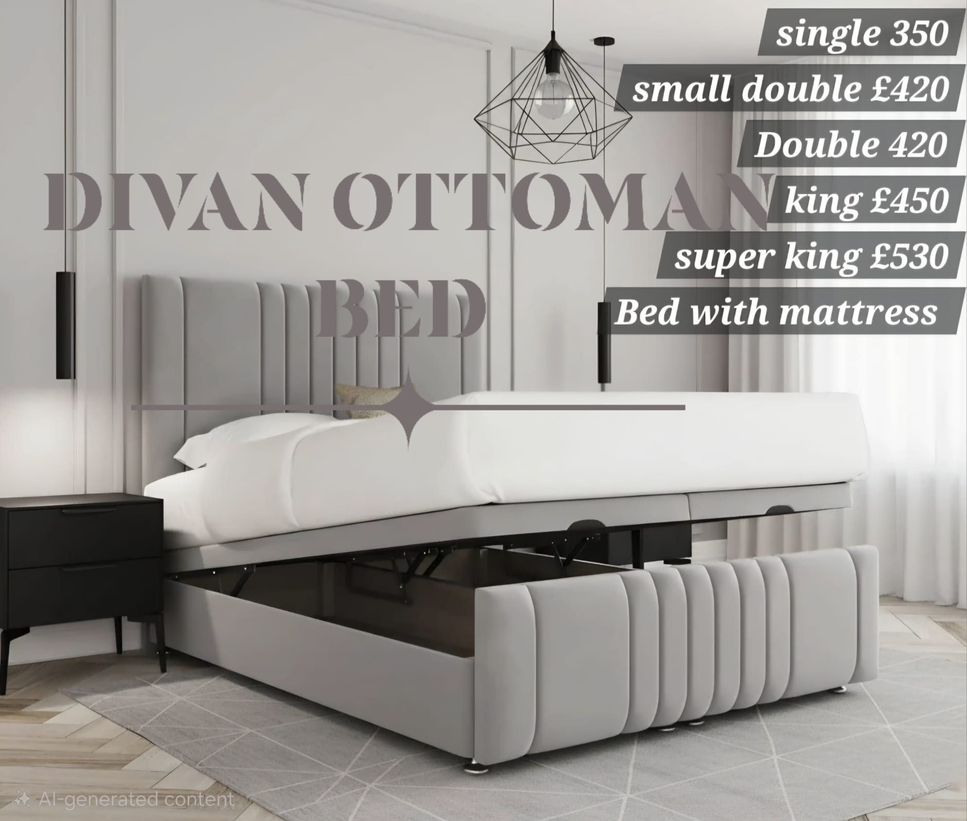 classic Beds Facebook ad