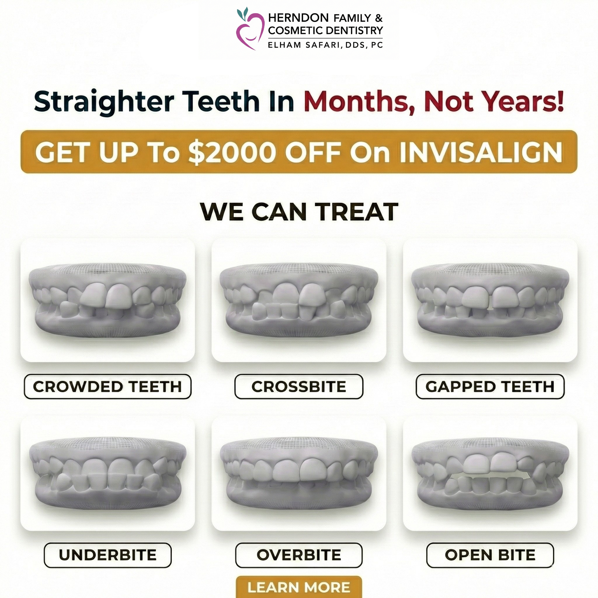 Herndon Family & Cosmetic Dentistry: Dr. Elham Safari, DDS Facebook ad
