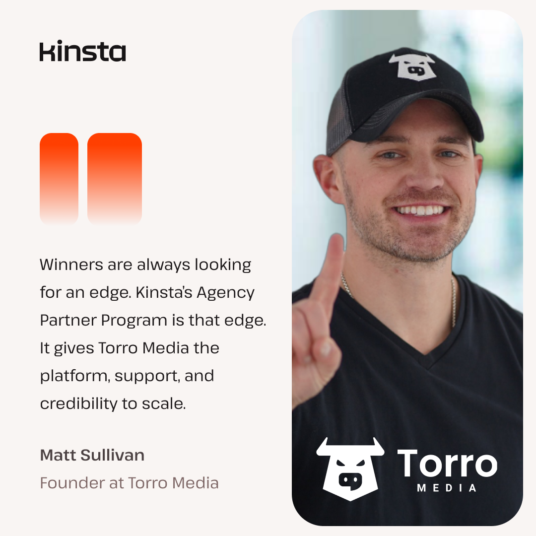 Kinsta Facebook ad