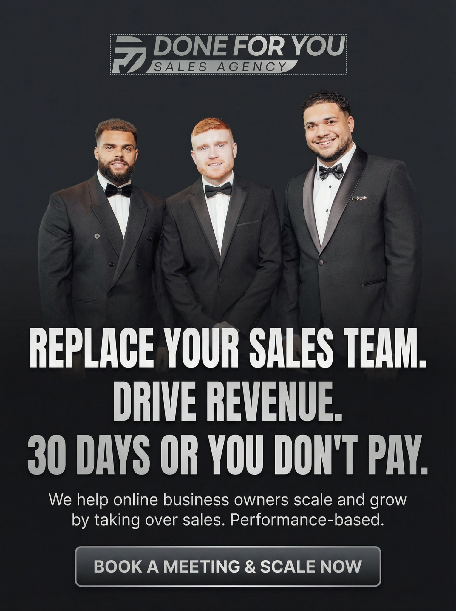 Done For You Sales Agency Facebook ad: The Sales System Behind £1M in 90 Days