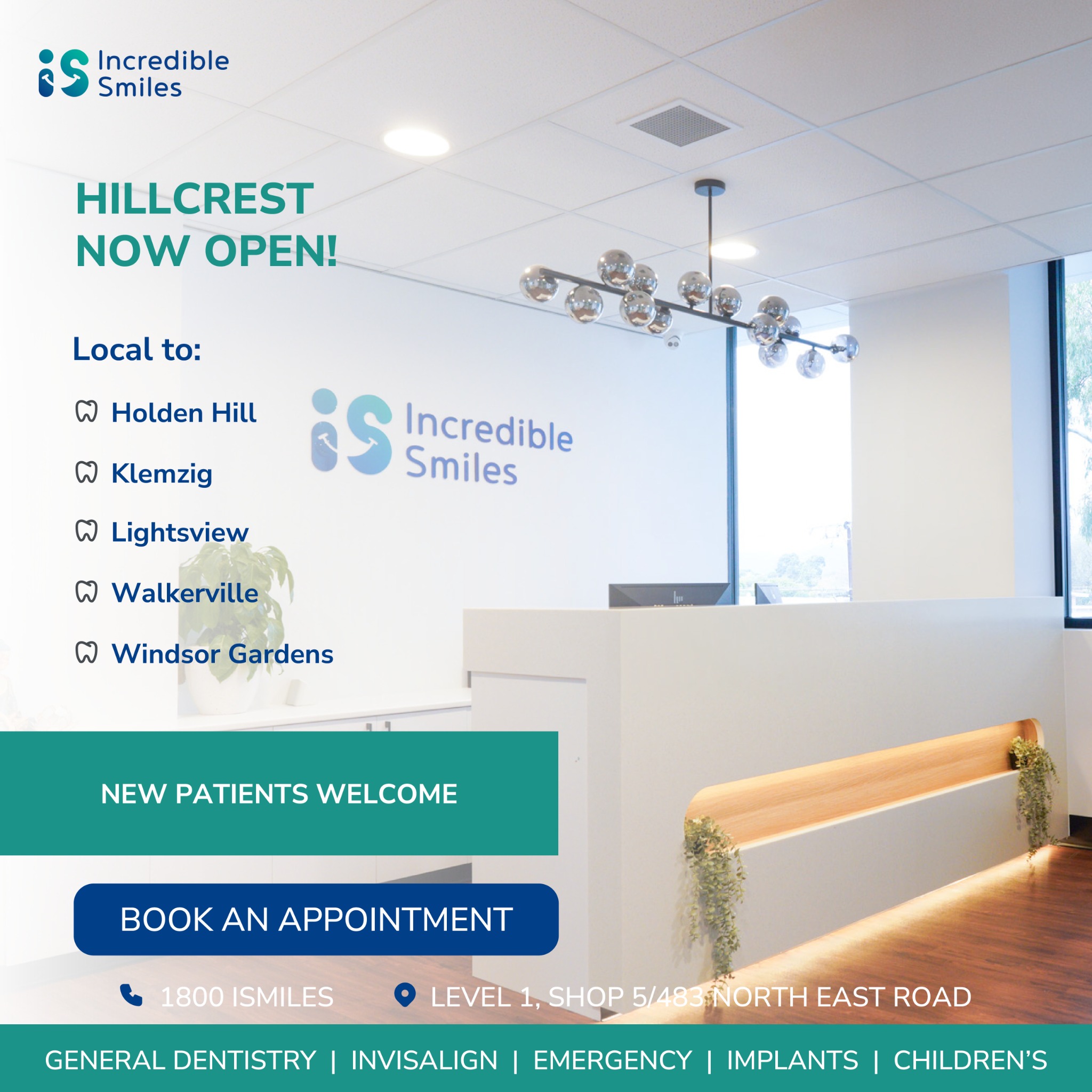 Incredible Smiles Hillcrest Facebook ad