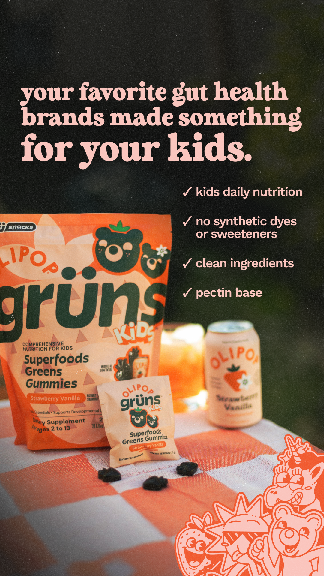 Grüns Kids Facebook ad