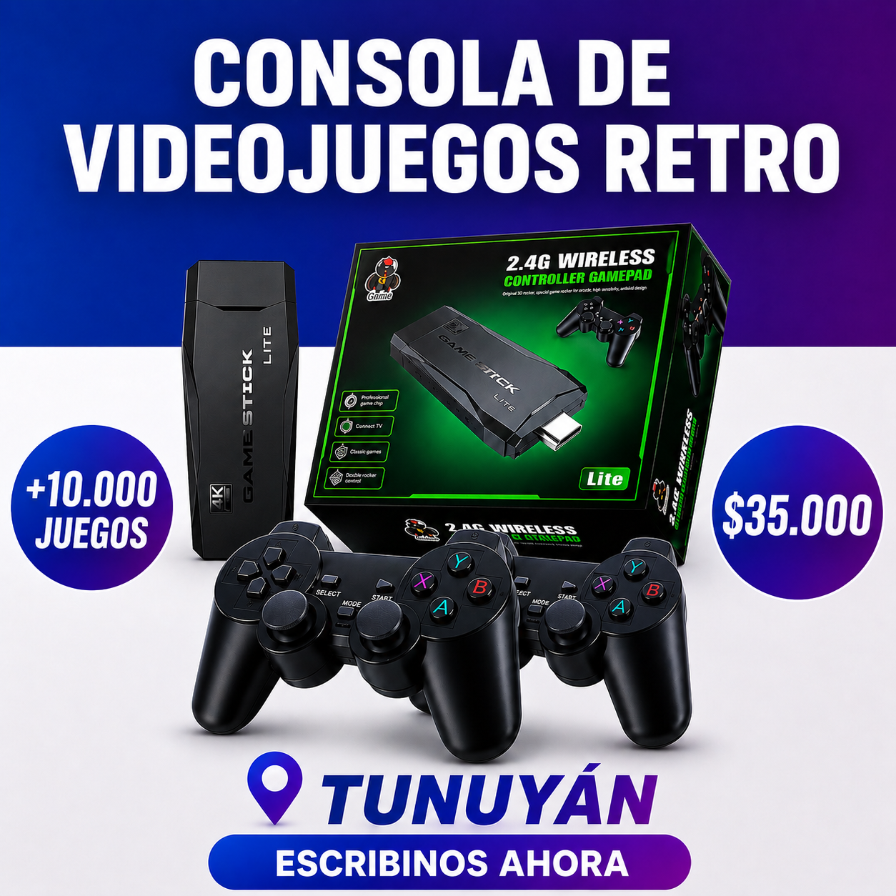 Impulso Tecno Facebook ad: Escribinos ahora