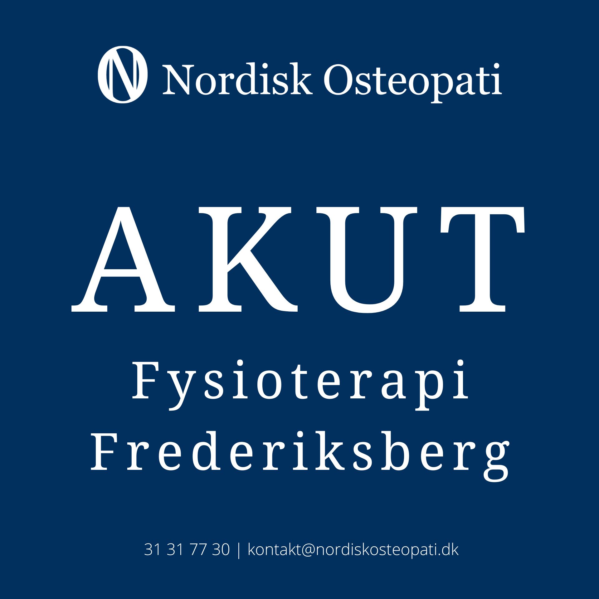 Nordisk Osteopati - Osteopati & Fysioterapi Facebook ad