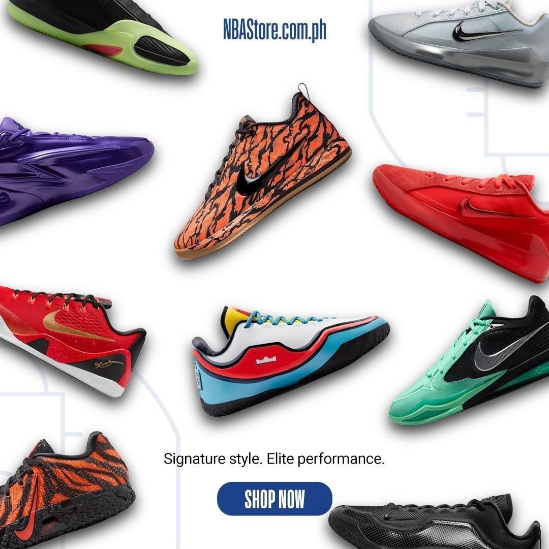 NBA Store Philippines Facebook ad: No off-season for signature footwear!