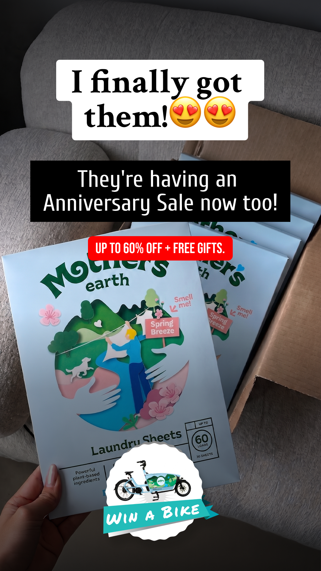 Mothers Earth Facebook ad