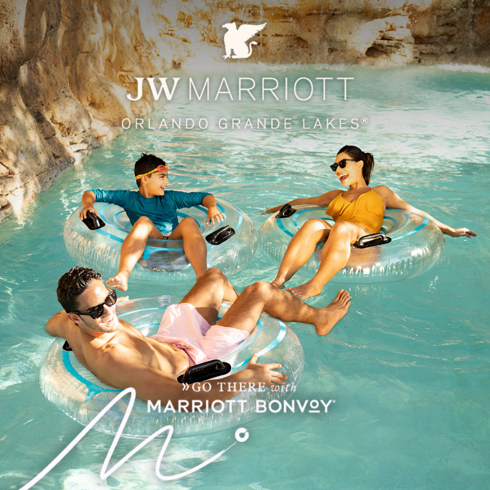 JW Marriott Orlando, Grande Lakes Facebook ad: Escape to JW Marriott Orlando Grande Lakes and…
