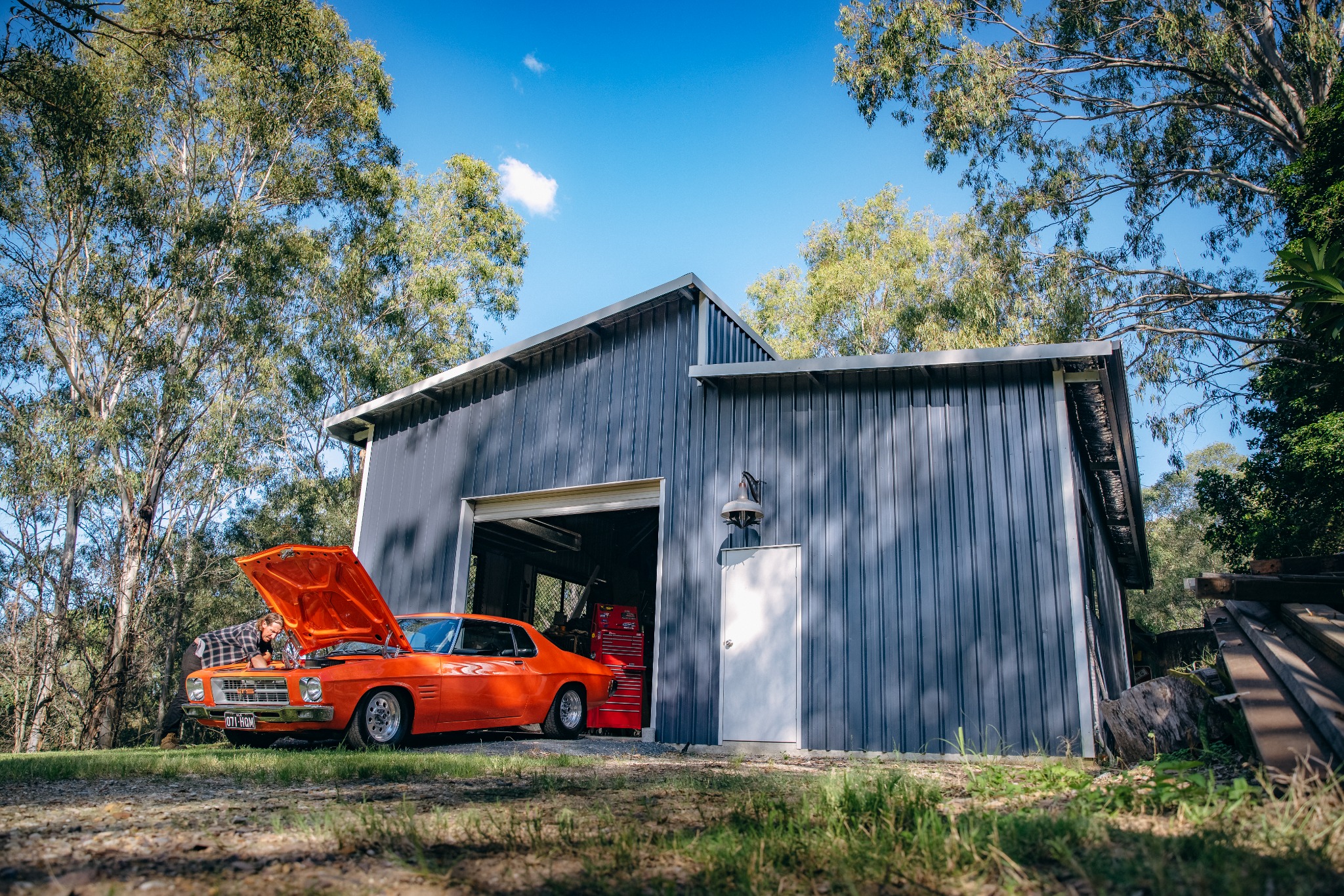 Wide Span Sheds Facebook ad