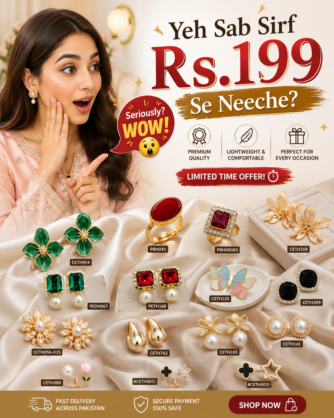 TJ Wholesale Jewelry Facebook ad