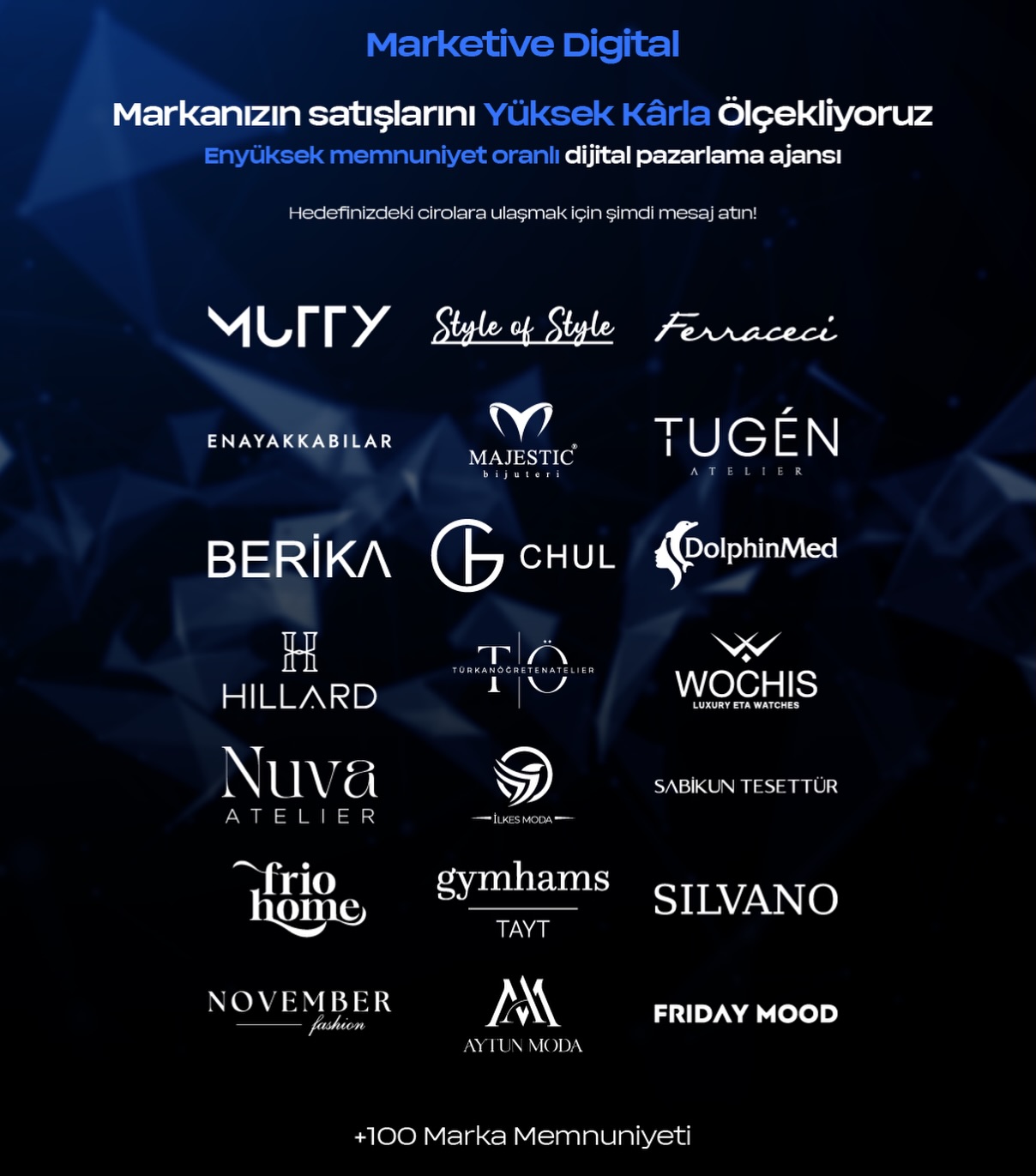 Marketive Digital Facebook ad: Markanızı sadece görünür yapmıyoruz, kârlı ve…
