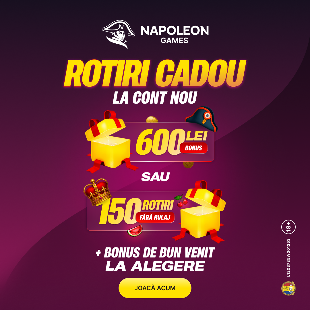 Napoleon Games Facebook ad: Bucură-te de joc