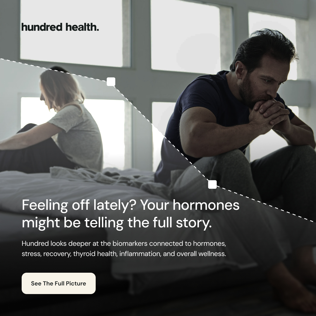 Hundred Health Facebook ad: Normal doesn’t mean optimal