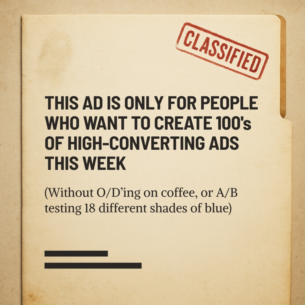 White Label Comedy - Creative, Social Media and Marketing Agency Facebook ad: Create 100s of Winning Ads (In Minutes)