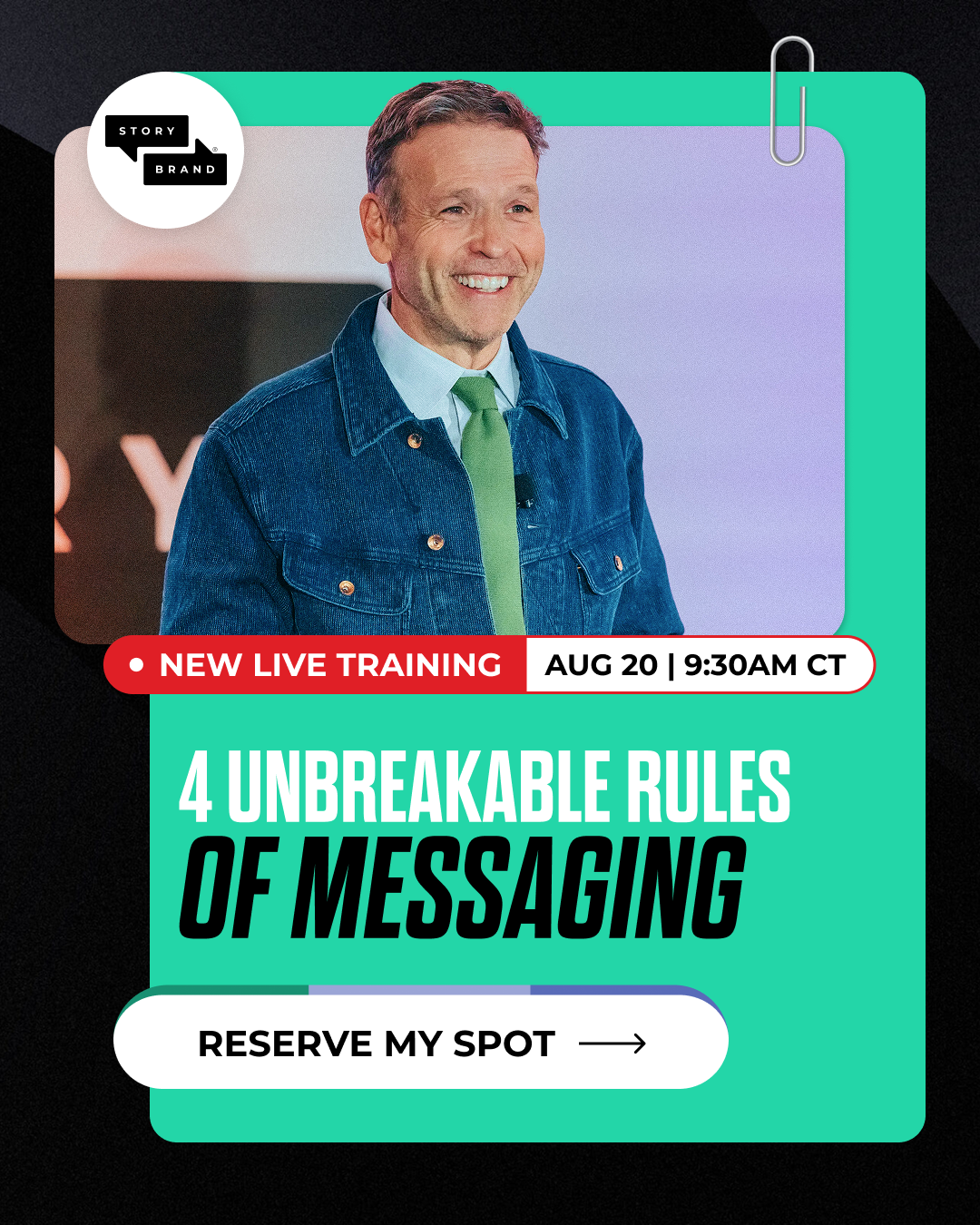 StoryBrand Facebook ad