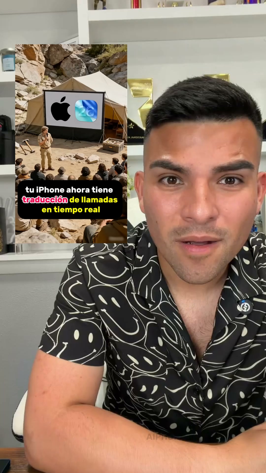 AI Phone: Live Call Transcription and Recording Facebook ad: ¡AI Phone traduce automáticamente!