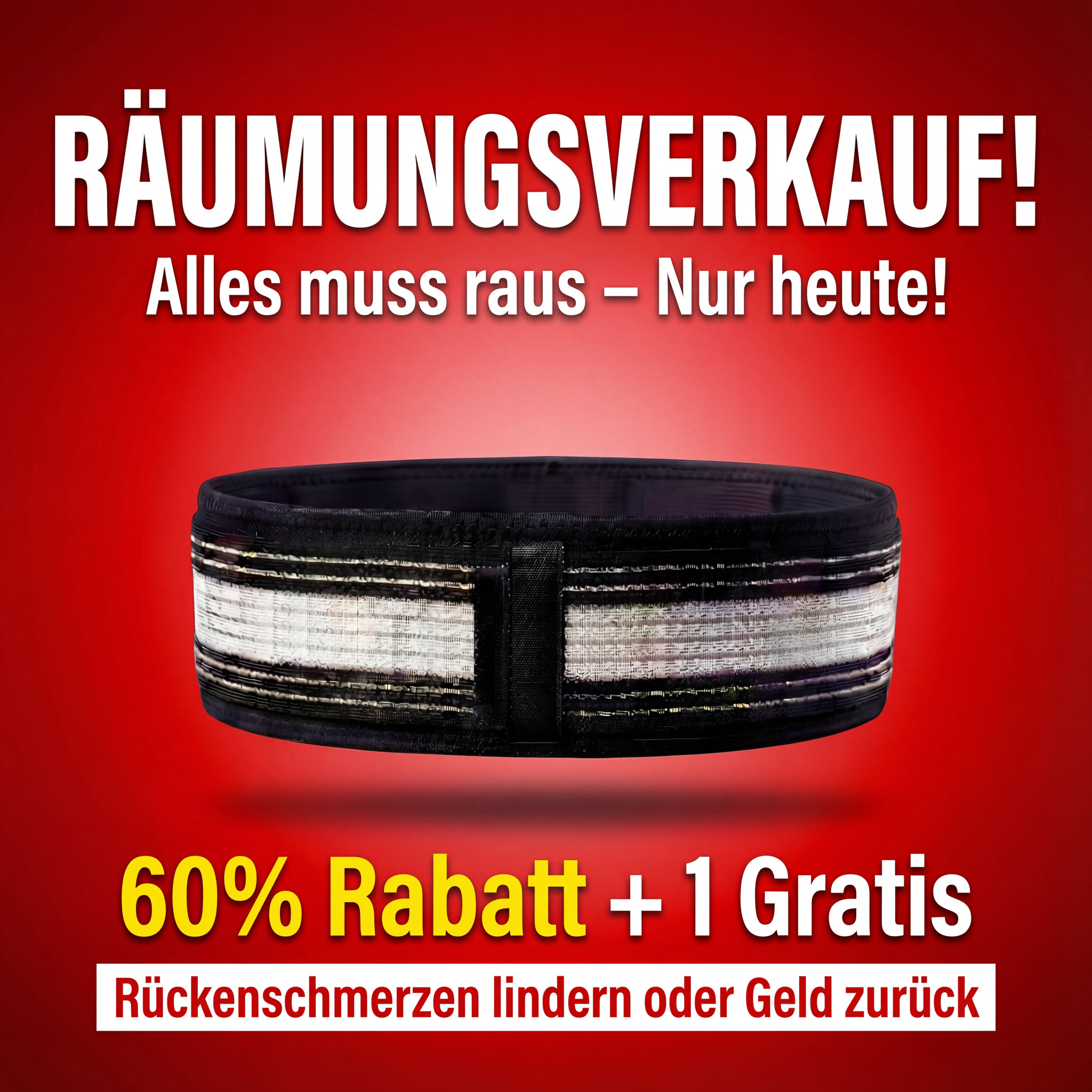 Stefanie Blum Facebook ad: 60% Rabatt + 1 Gürtel GRATIS