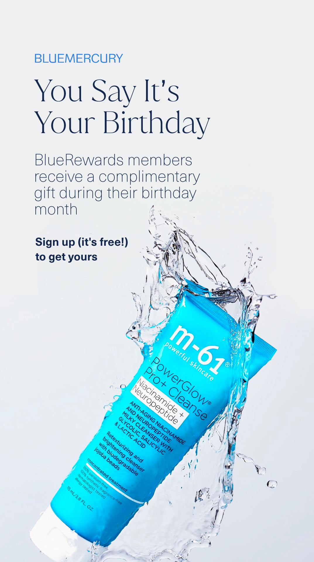 Bluemercury Facebook ad
