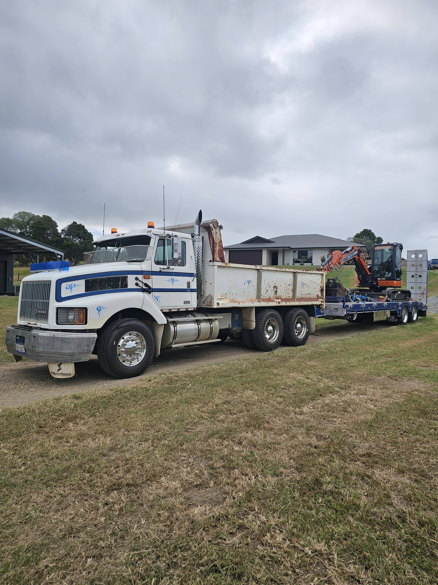 Wide Bay Haulage & Earthworks Facebook ad: Need excavation work done on your property?