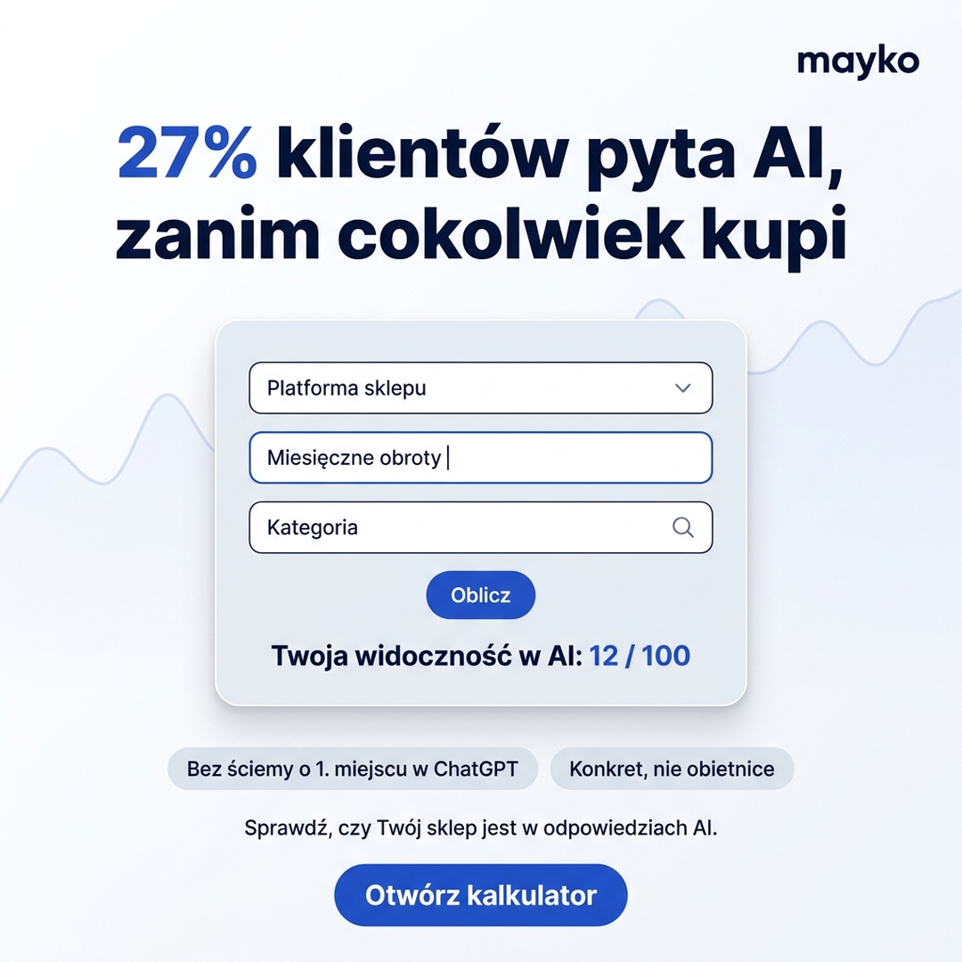 Agencja Mayko Facebook ad