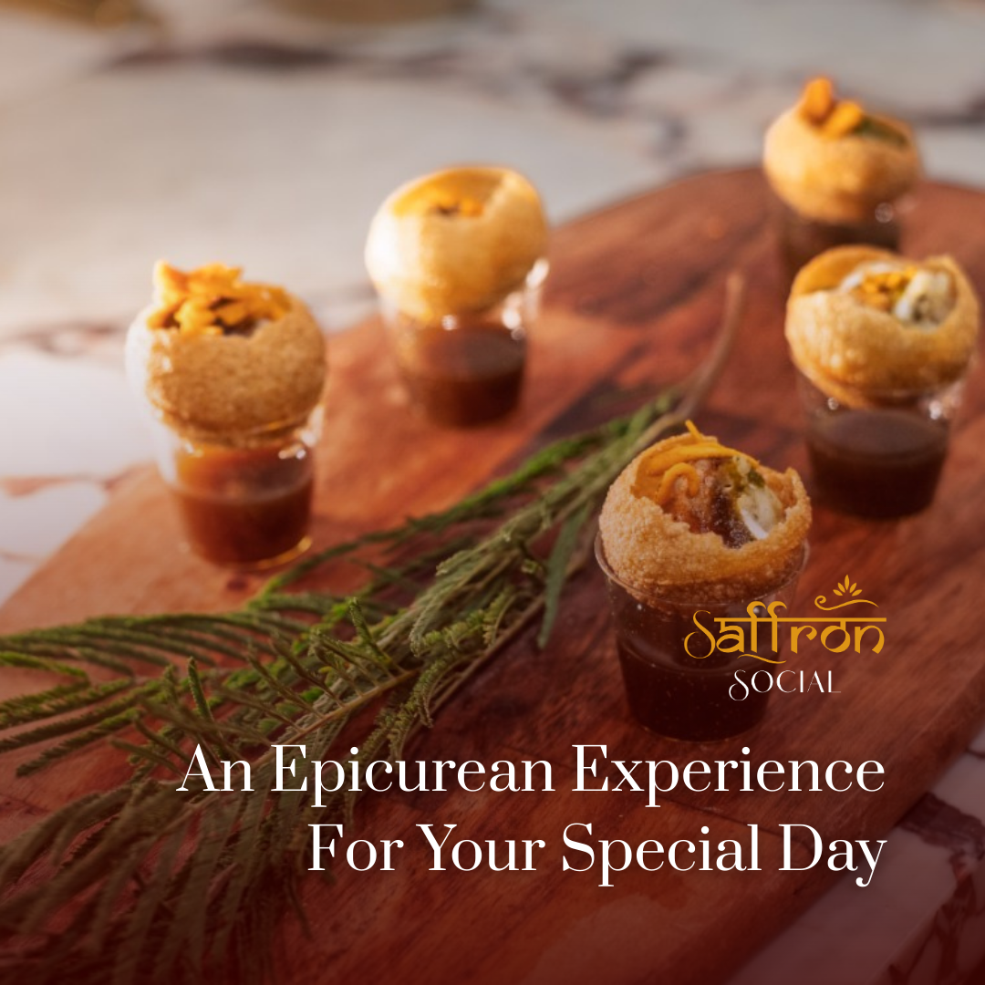Saffron Social Facebook ad: An Epicurean Experience