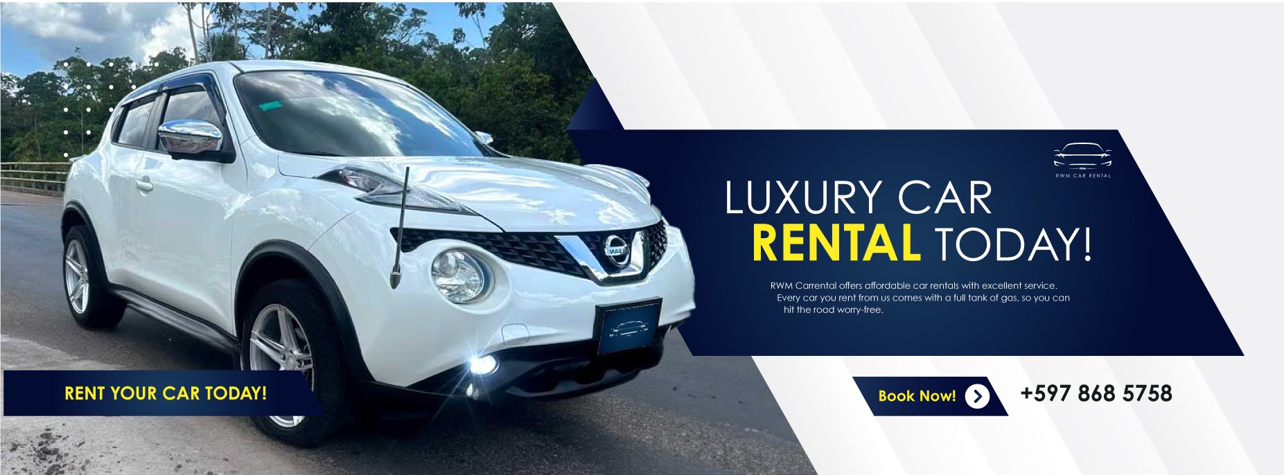 RWM Car Rental Facebook ad: Ready to hit the road?
