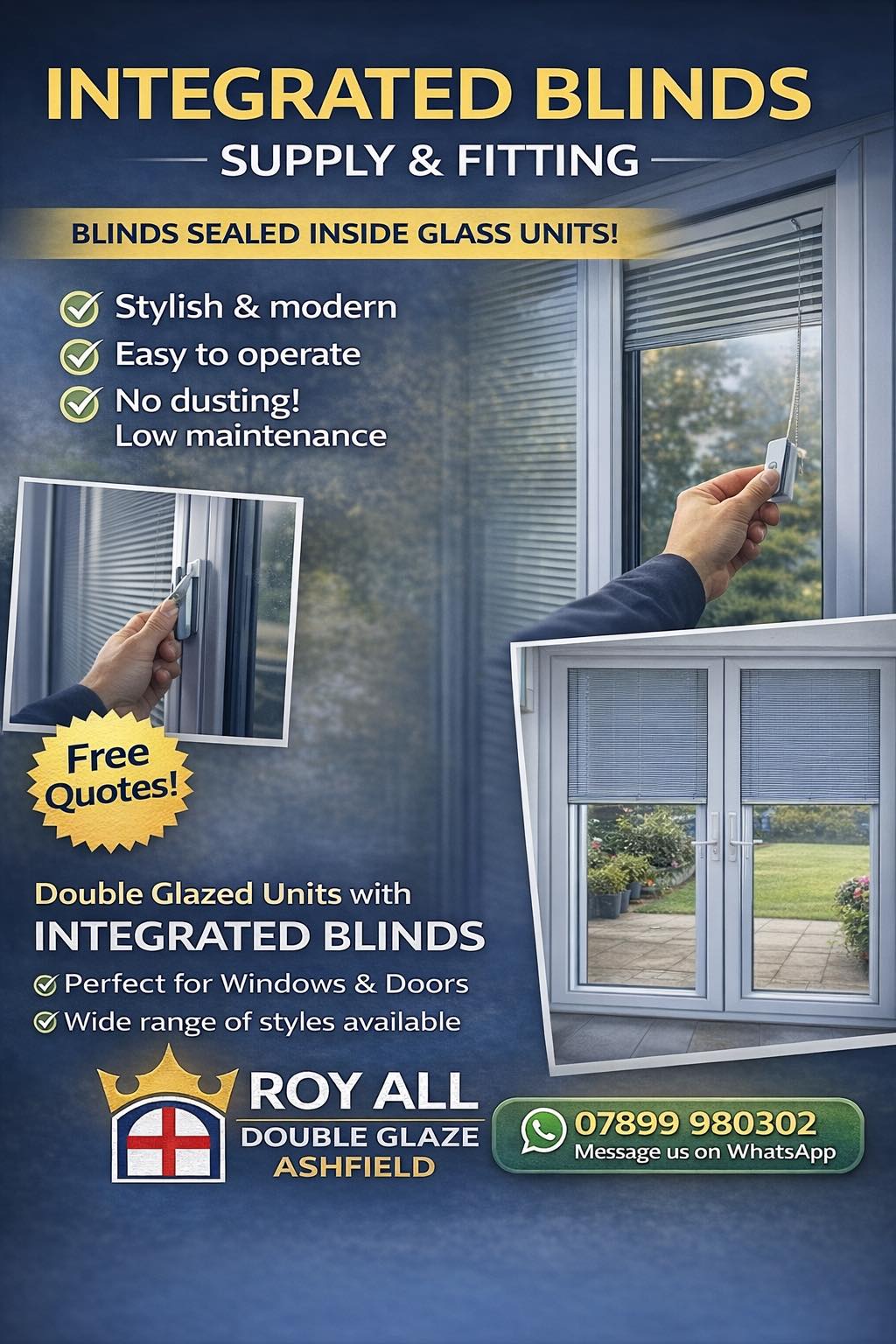ROY ALL Double Glaze Ashfield Ltd Facebook ad