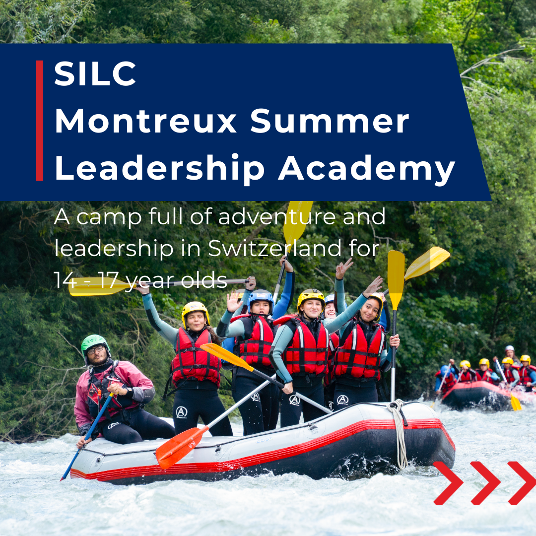 SILC Academy Facebook ad: For ages 14-17: Adventure & leadership in Monytreux.