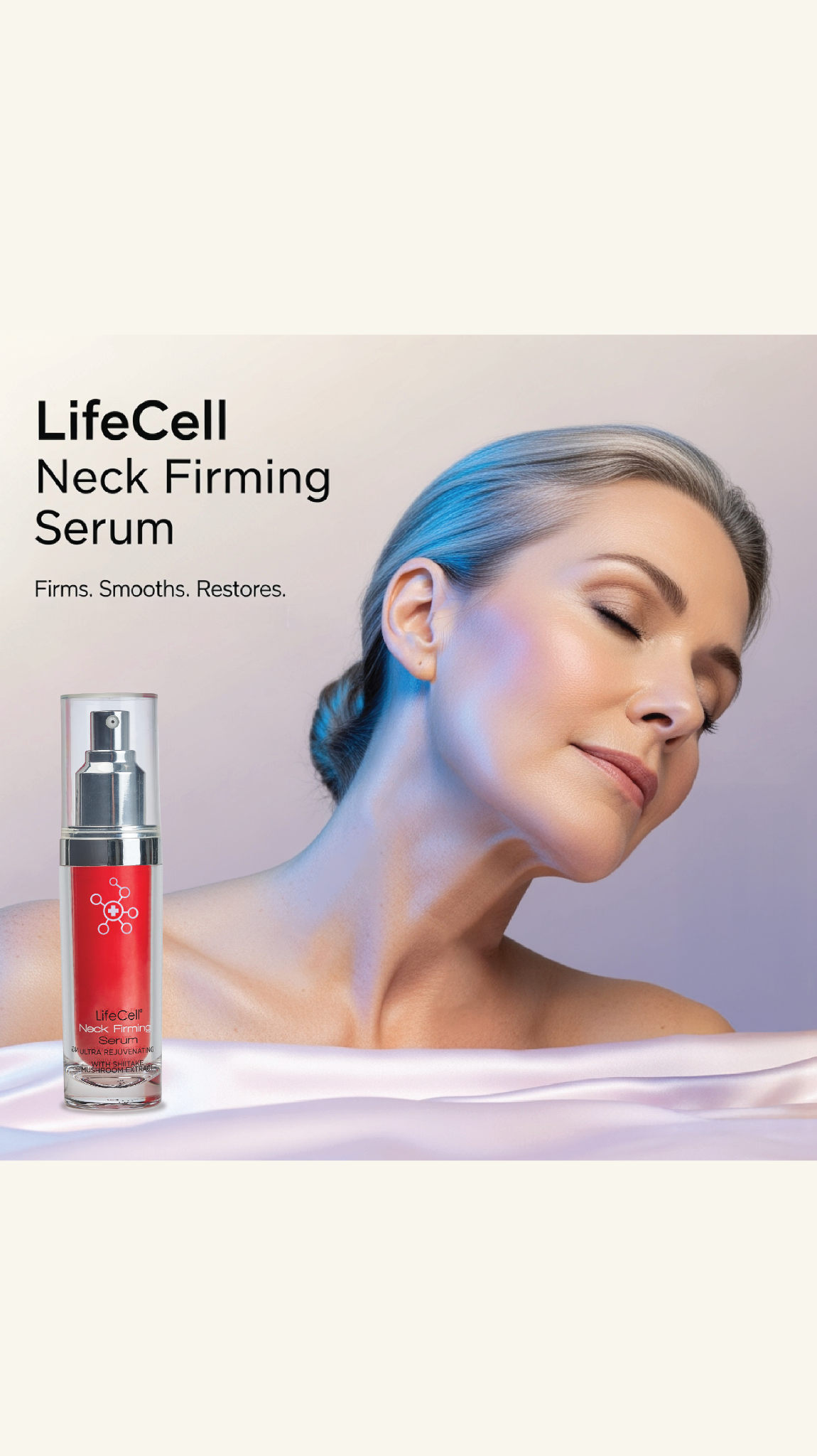 LifeCell Neck Serum Facebook ad