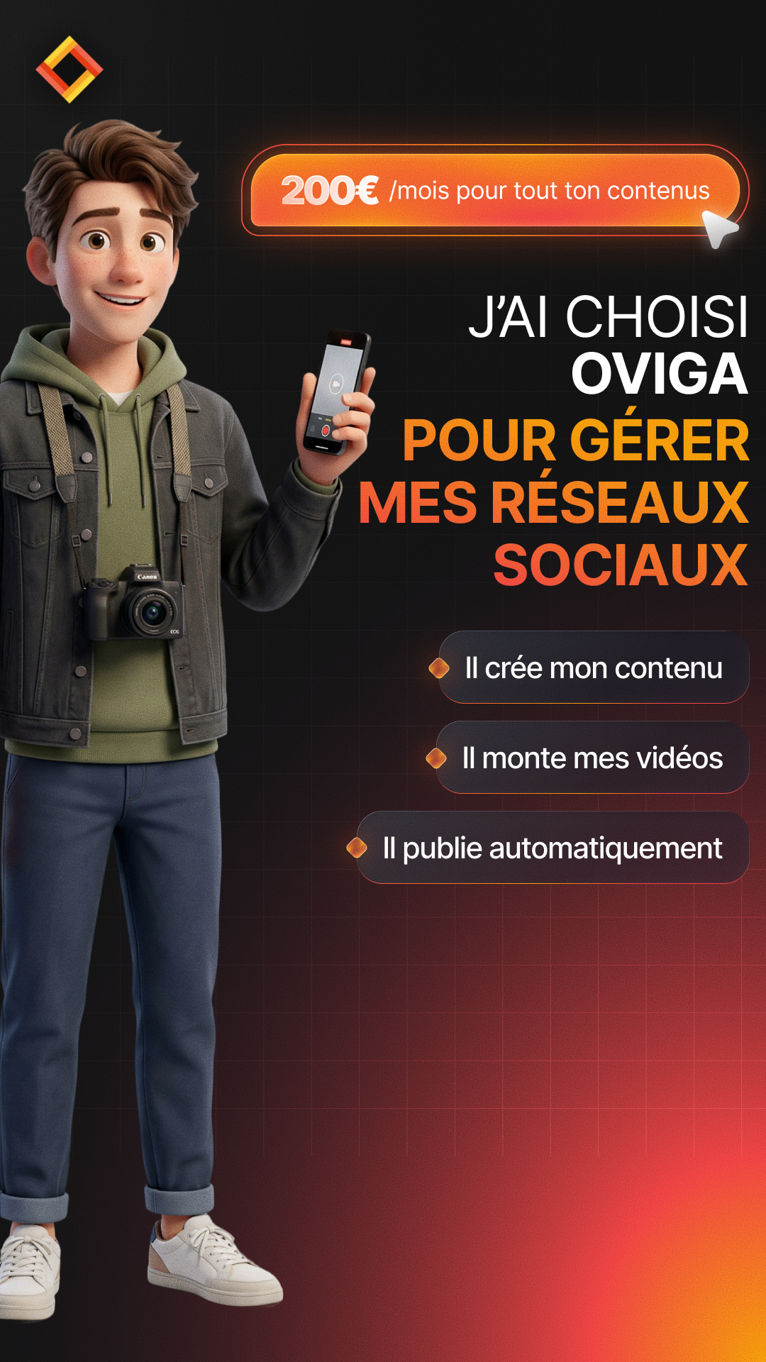 Oviga Facebook ad from May 7, 2026