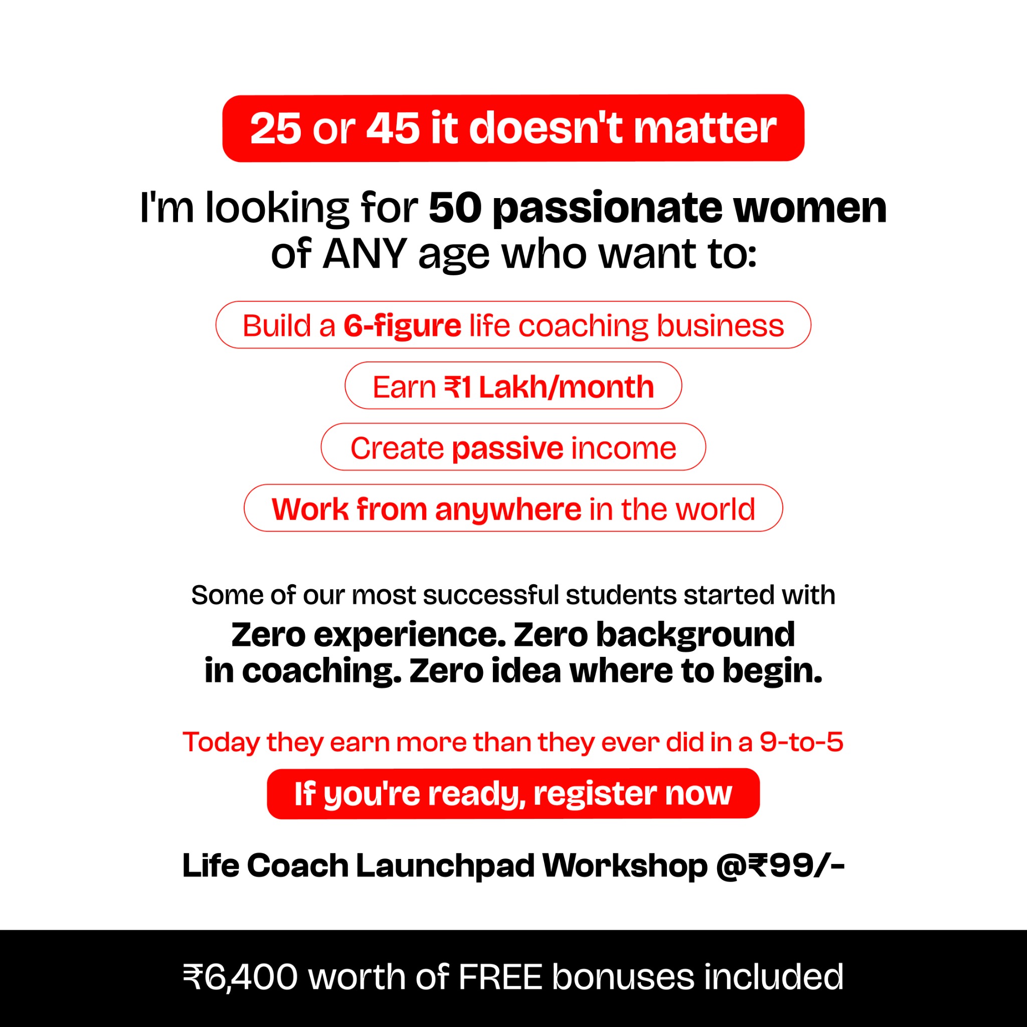 SG Academy Facebook ad