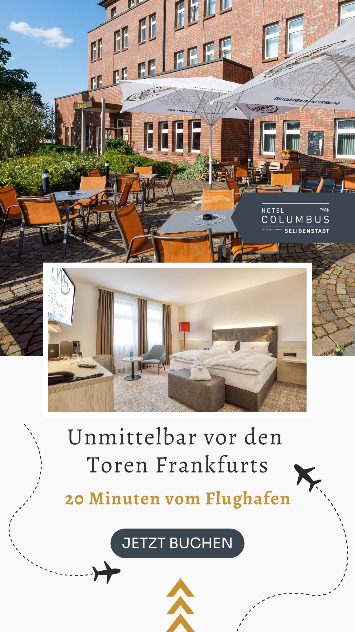 Hotel Columbus, Seligenstadt Facebook ad: Hotel Seligenstadt | Frankfurt am Main, Hotel Columbus