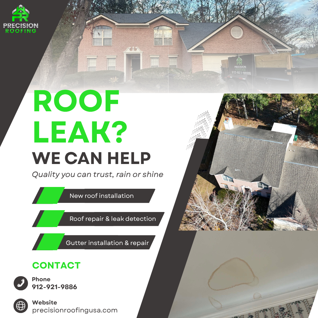 Precision Roofing Facebook ad: Professional & Honest Roof Inspections