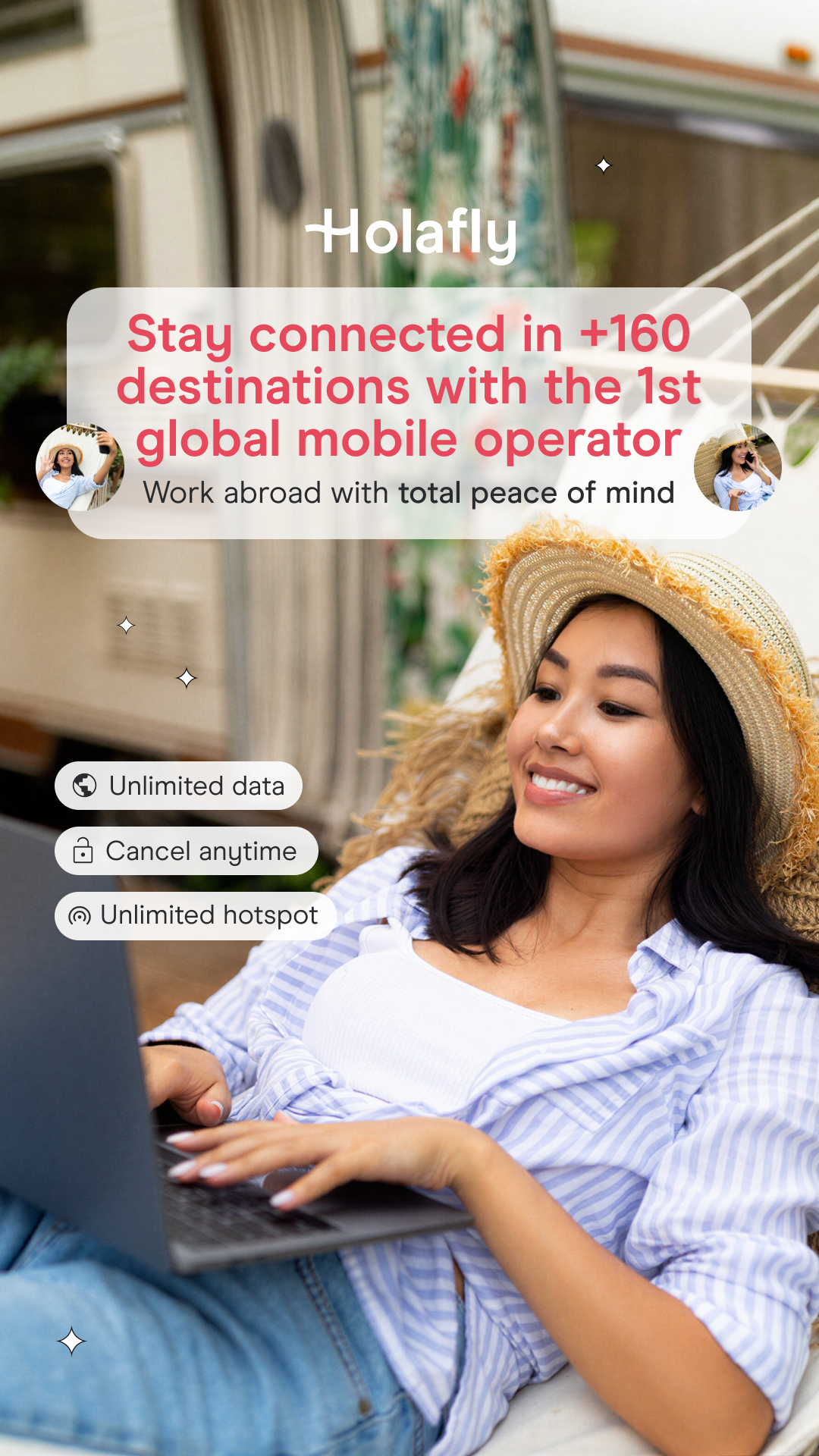 Holafly - English Facebook ad