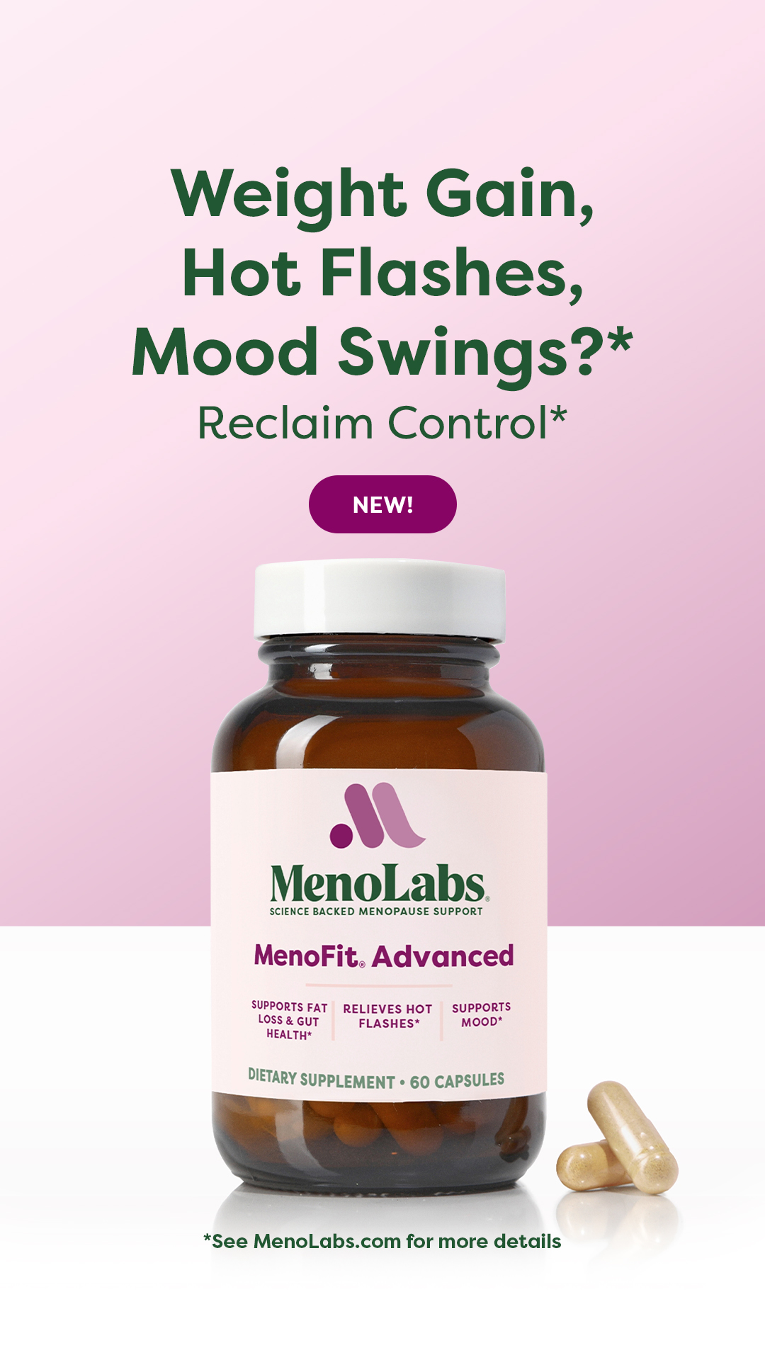 MenoLabs Facebook ad